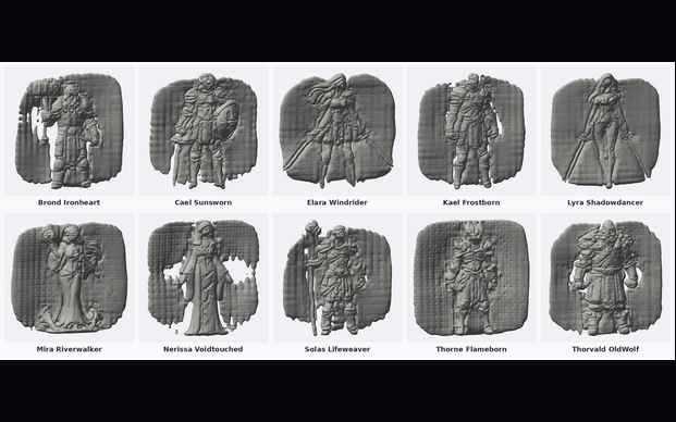 Everdawn Heroes — 3D print pack — the real editor