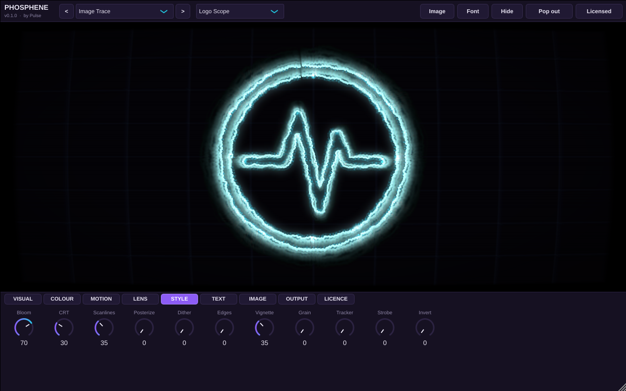 Phosphene — the real editor