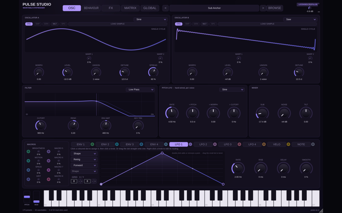 Pulse Studio — the real editor