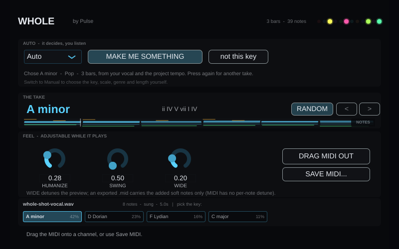 Whole — the real editor